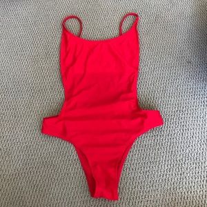 The Famous Sunny Co. Clothing Red One Piece